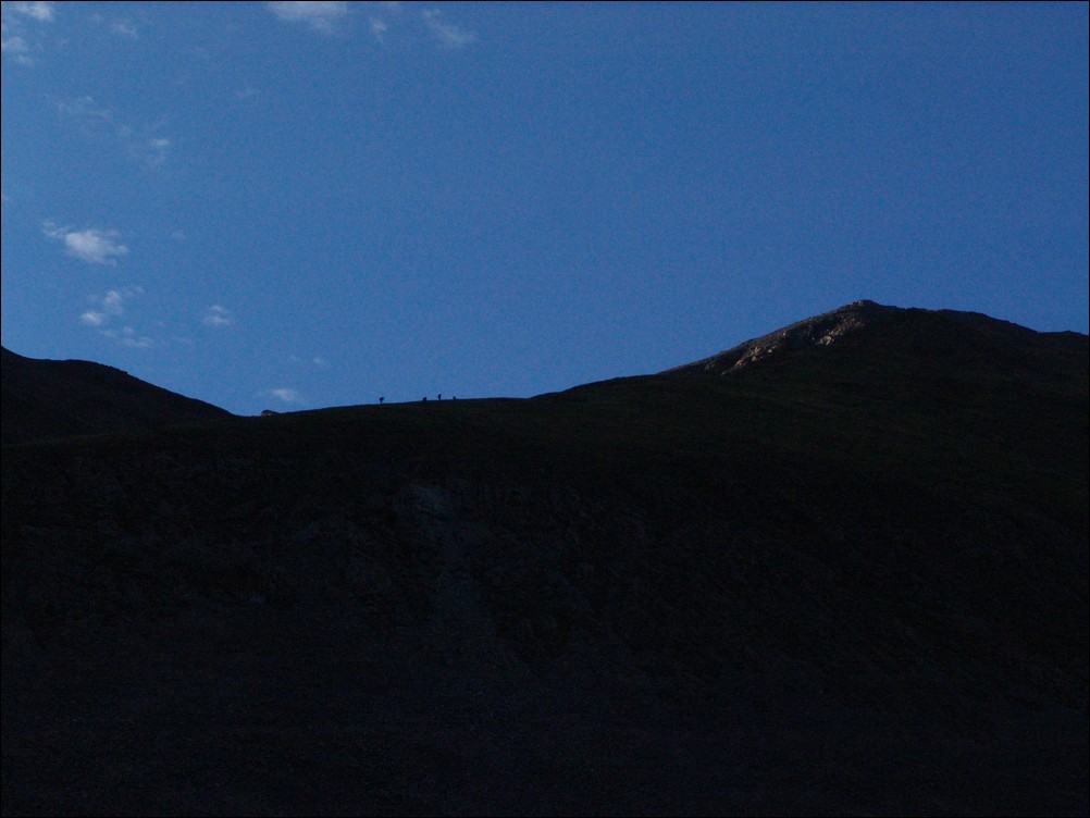 Mount Belford climbers